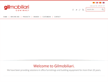 Tablet Screenshot of gilmobiliari.com